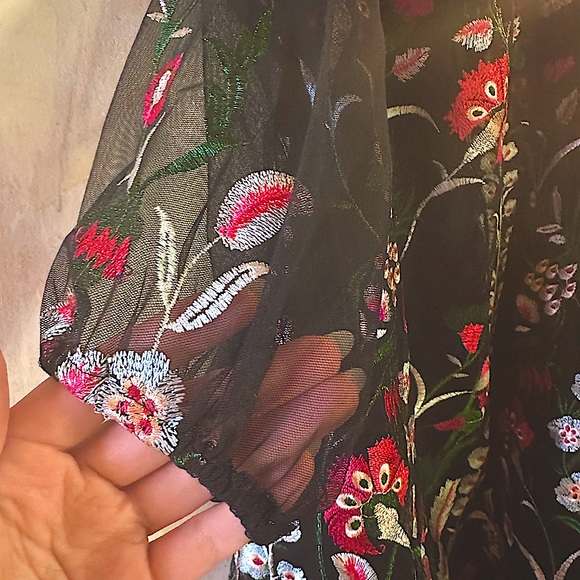 Badgley Mischka Cold Shoulder Mini Dress - Picture 15 of 15